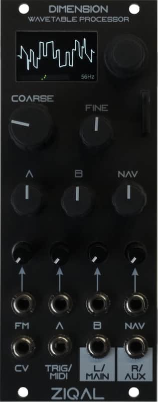ZIQAL DIMENSION MK3 WAVETABLE OSCILLATOR : BRAND NEW :  [DETROIT MODULAR] image 1