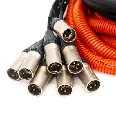 JUMPERZ JDB25-XLRM ZipLine 8-Channel DB25 to XLR Male Audio Snake – 25ft image 3