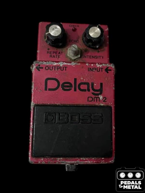 Boss DM-2 Delay (Black Label) 1981 - 1984 - Pink - X18595 image 1