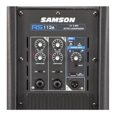 Samson SARS112A 400W 12-Inch Active Loudspeaker, Bluetooth image 6