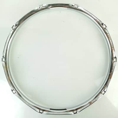 Ludwig 14"10Lug Resonant 2.3mm Snare Drum Rim/Hoop Triple Flange Vintage Chrome image 8