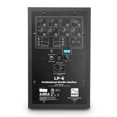 Kali Audio LP-6 v2 6.5'' Powered Studio Monitor - Black (Pair) image 2
