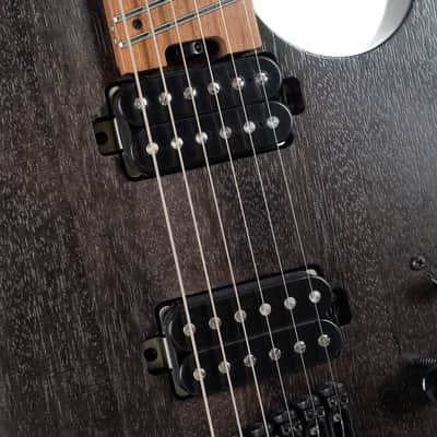 Cort Space G6MS Semi Gloss Trans Black w/Gigbag (B Stock) image 5