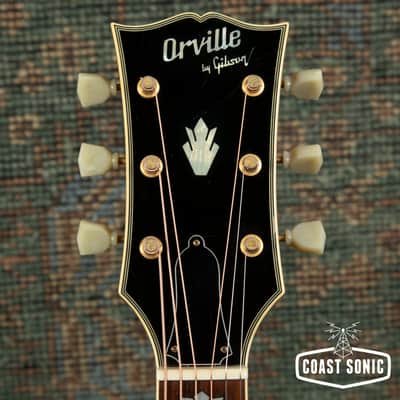 1992 Orville by Gibson J-200 Jumbo Acoustic Electric Guitar w/ Case image 11
