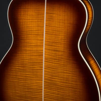 Martin M 0000 Custom Flamed Maple and High Altitude Swiss Spruce Full Ambertone Burst NEW - Ambertone Burst image 18