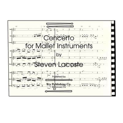 Concerto For Mallets - by Steve LaCoste - TRY1050 image 1