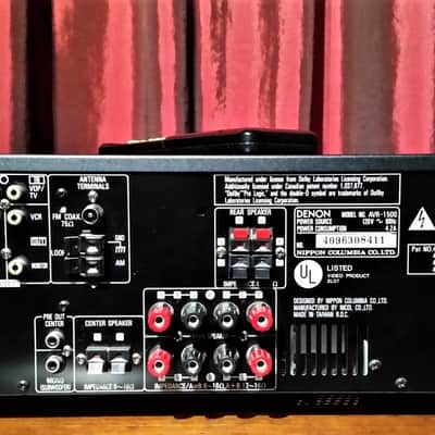 Denon AVR-1500 Stereo Surround Receiver With Phono and Tape Hook Ups image 4