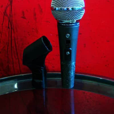 Vintage 1980's Radio Shack Realistic Highball / Shure SM58 Handheld Cardioid Dynamic Microphone Low Z w accessories # 8 image 11