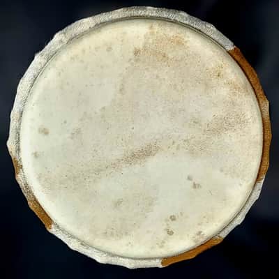 Djembe Drum Guinea Large Pro Hardwood - Lenke Wood Handmade All Solid One Piece image 3