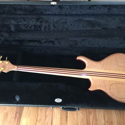 Alembic Mark King Signature Deluxe Balance Custom 5 String Bass 2000 Flame Maple LED's image 19