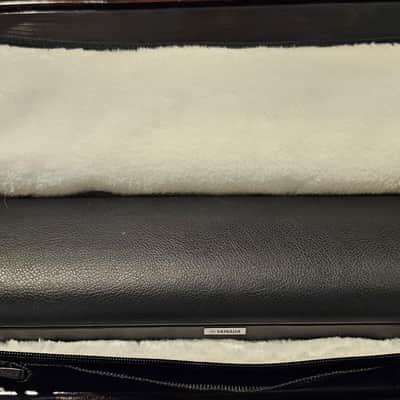 Yamaha YFL-372 Intermediate Flute with C-Footjoint 2010s - Silver-Plated, Open hole with removable plugs, gold plated silverhead 925 mouthpiece image 6