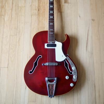 1968 Vox Apollo V266 Vintage Hollowbody Electric Guitar w/ Effects, Italy Eko Viper image 2