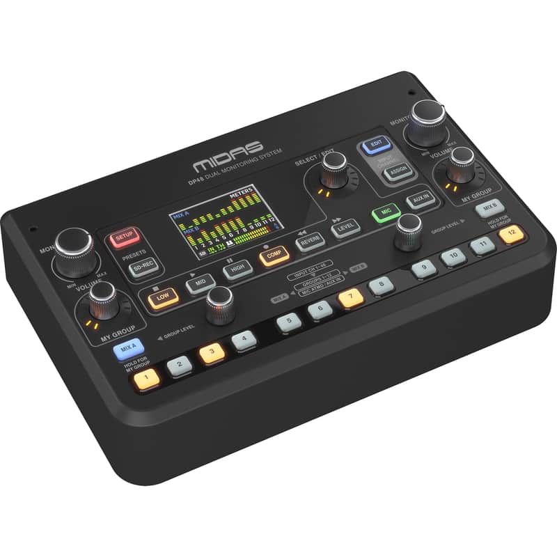 Midas DP48 Dual 48-Channel Personal Monitor with SD Recorder image 1