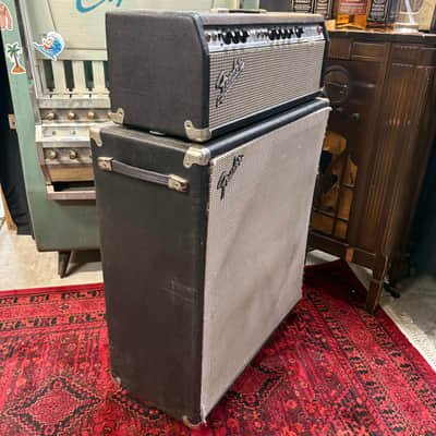 Fender Bassman 100 2-Channel 100-Watt Guitar Amp Head 1972 - 1976 - Silverface image 3