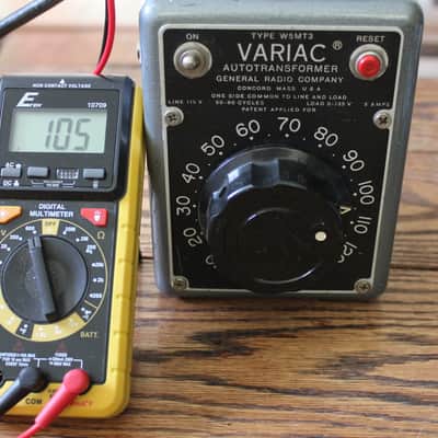 General Radio Company Variac W5MT3 1970's Metal Grey image 1