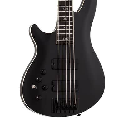 Schecter SLS Evil Twin-5 LH - Satin Black (1397) image 2