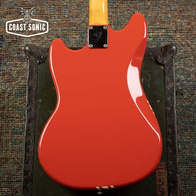 2004 Fender '69 Competition Mustang reissue MG69 Fiesta Red Matching Headstock MIJ Japan image 8
