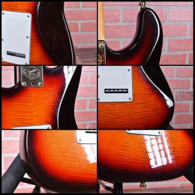 Fender 50th Anniversary Limited Edition American Standard Strat Flame Maple Top & Back Antique Burst #2377 1996 w/OHSC image 14