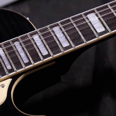 Electric Guitar Solid Body Maple Neck, Stainless Steel Frets, Ideal for All Levels, with Gigbag(Black) image 3