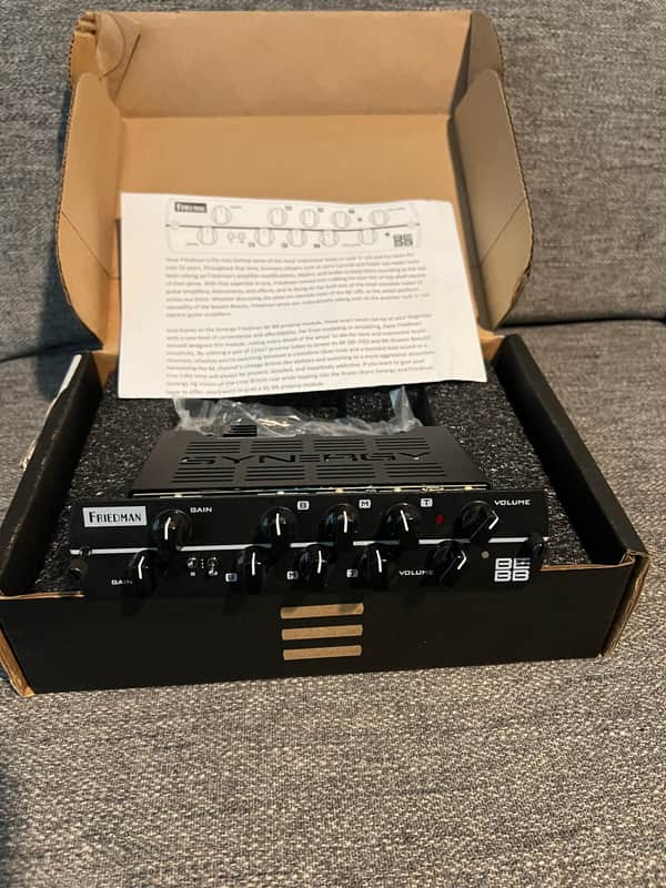 Synergy Friedman BE-BB 2-Channel All-Tube Preamp Module 2020 - Present - Black image 1