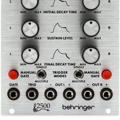 Behringer 1047 Multimode Filter/Resonator Eurorack Module Bundle with Behringer 1033 Dual Envelope Generator Eurorack Module image 2