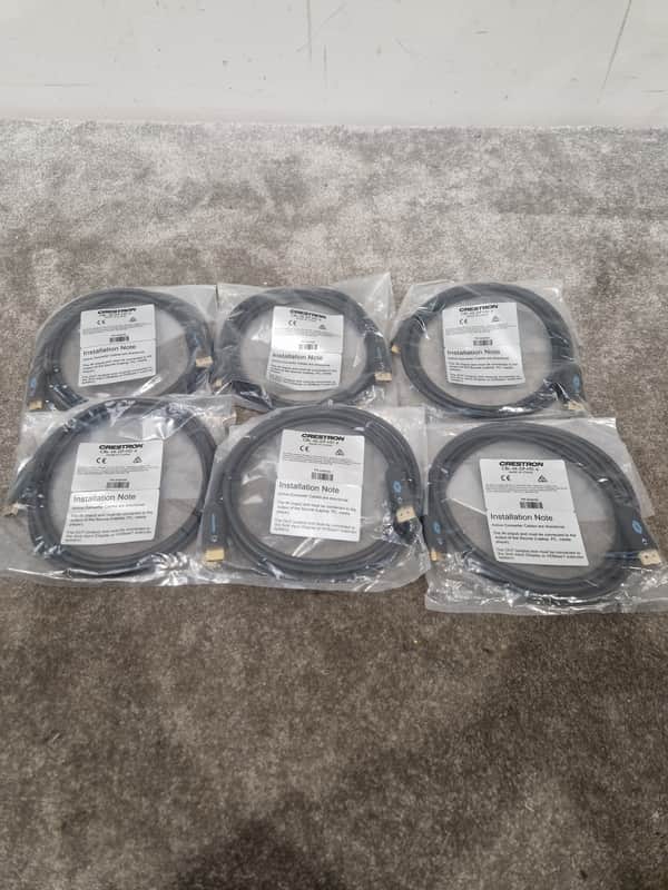 6 Crestron HDMI Cables - High-Speed Connectivity - Excellent image 1