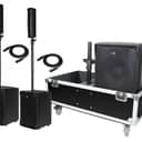2x RCF EVOX J8 Active 2-Way Line Array System 1400W + X-RCF-EVOX8J8X2W + Cables
