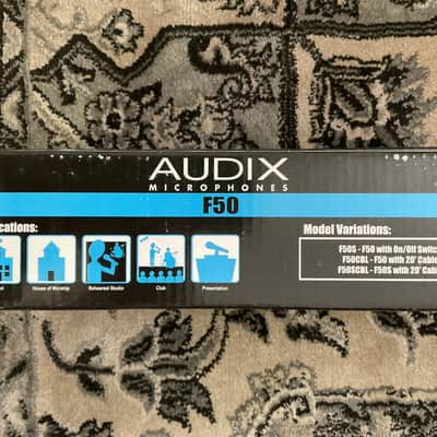Audix F50 Vocal Dynamic Microphone Cardioid image 7