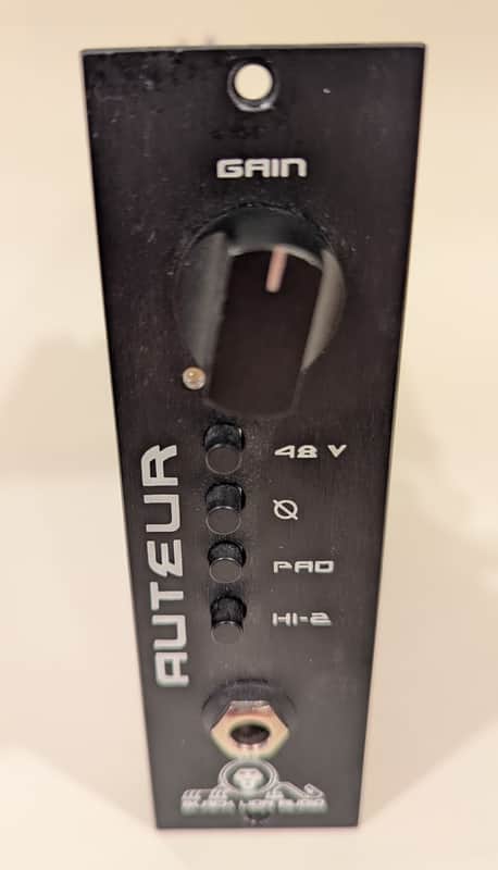Black Lion Audio Auteur MKI 500 Series Mic Preamp Module 2010s - Black image 1