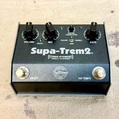 Used Fulltone Supa-Trem 2 Custom Shop Grey w/Box image 4