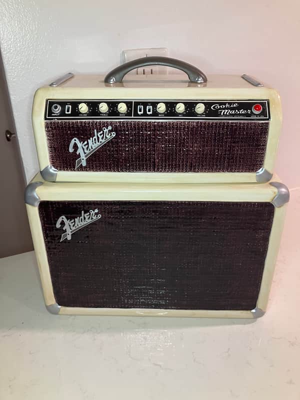 Fender Cookie Master Amp Cookie Jar 1/2500 Made 1999 - Cream image 1