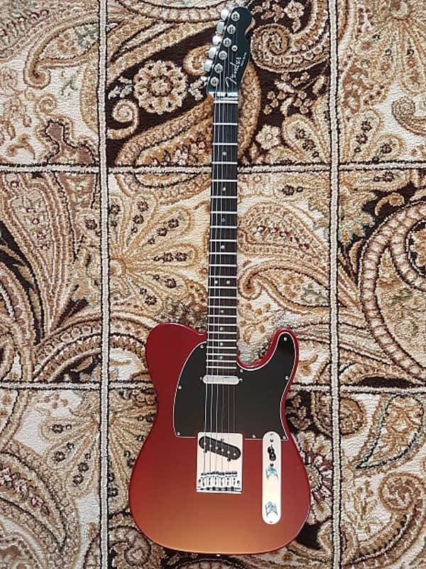 Fender FSR American Series Chambered Mahogany Telecaster Crimson Red Transparent 2006 image 1