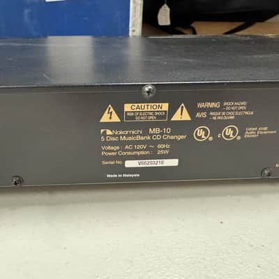Nakamichi MB-10 mb10 5 Disc MusicBank CD Changer Player 1999 - Local Pickup Only image 11