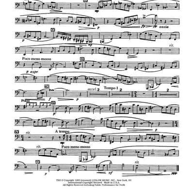 Sonata For Tuba And Piano 1959 Tuba B C image 3