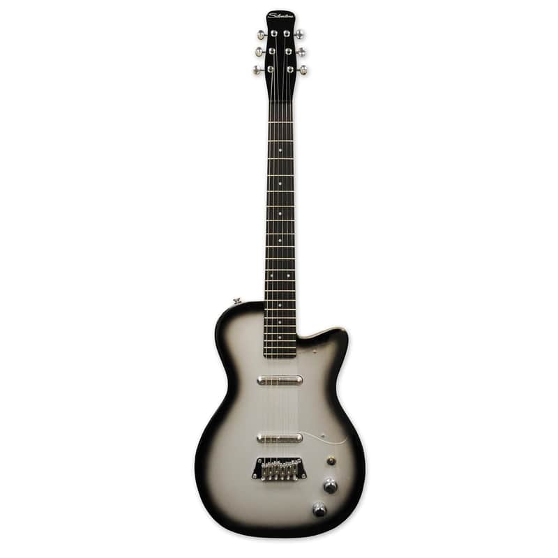 6 String Solid-Body Electric Guitar, Right, Silverburst, Standard (1303Svb) image 1