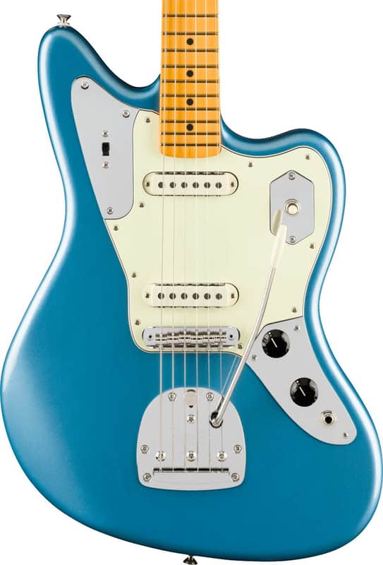 Fender American Professional Classic Jaguar; Maple Fingerboard, Faded Lake Placid Blue