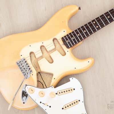 1965 Fender Stratocaster Vintage Guitar Olympic White w/ Case image 22