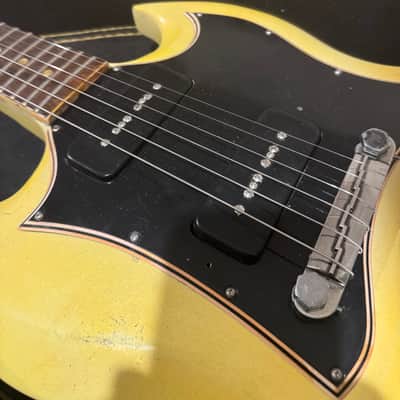 1968 Gibson SG Special "Large Guard" Yellow Refin image 5
