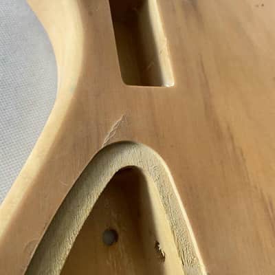 Solid Basswood 4 String Electric Bass Guitar DIY Project Body image 4