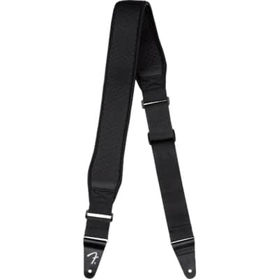 Immagine Fender Swell Neoprene Strap 2" (Black) - Strap for Guitars - 3