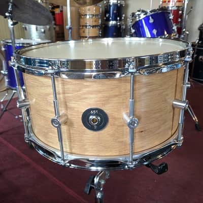 651 Drums 6.5x14 Oak "Layers of Wood" Snare Drum image 2