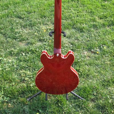 Epiphone Casino Coupe - Cherry Red - Gotoh Bridge - Black Pickguard and Knobs - Upgrades! image 3