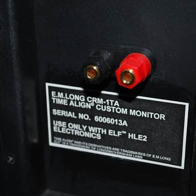 E.M. Long CRM-1TA Time Align Custom Studio Monitor Dual 18" JBL 2245 image 9