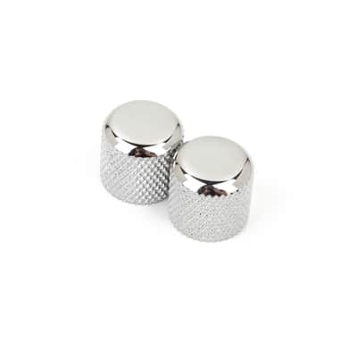 Fender Telecaster®/ Precision Bass® Dome Knobs (Chrome) (Set of 2) 0992056000 image 1