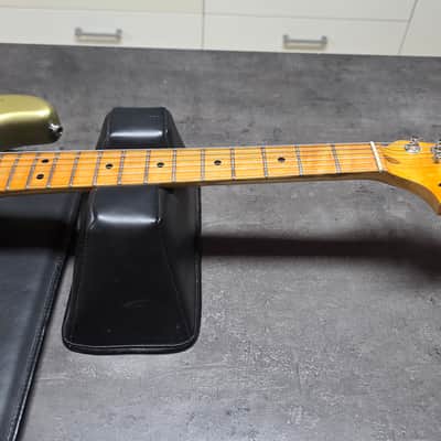 1979 Fender Stratocaster 25th Anniversary Porsche Inca Silver over Huffy Olympic White Relic Vintage 70s American USA Strat Electric Guitar Special Limited Edition Model FSR Heavy Road Worn Aged image 14