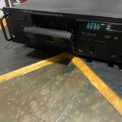 Carver Tdr 1550 cassette deck 1992 - Black image 3