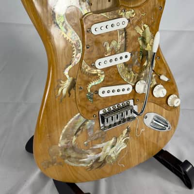 Antonio Tsai Strat Style Electric Guitar Body Loaded - Natural image 2