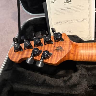 Ernie Ball Music Man Ball Family Reserve John Petrucci Signature JP15-7 - Blood Orange image 12