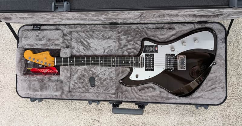 Mint Fender American Ultra II Meteora®, Ebony Fingerboard, Texas Tea + HS Case image 1