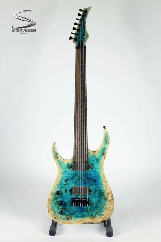 Free Worldwide Shipping! New Skervesen Raptor 7 Lefty Lefthand 7 string Lefthanded Electric Guitar image 1